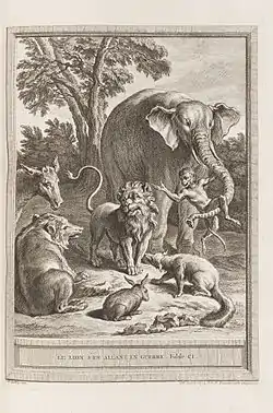 Image illustrative de l’article Le Lion s'en allant en guerre
