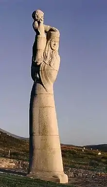Our Lady of the Isles, sculpture à South Uist.
