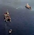 L’Ouragan et l'HMS Intrepid