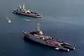 L’Ouragan et l'HMS Intrepid