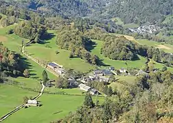 Vue du hameau d'Ourdis.