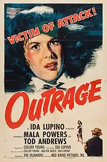 Description de l'image Outrage (1950 film poster).jpg.