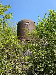 Cloche GFM sur la toiture du bloc 6.