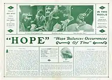 Description de l'image Oversized release flier for HOPE, 1913.jpg.