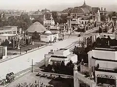 Vue du site de l'exposition, 1925.
