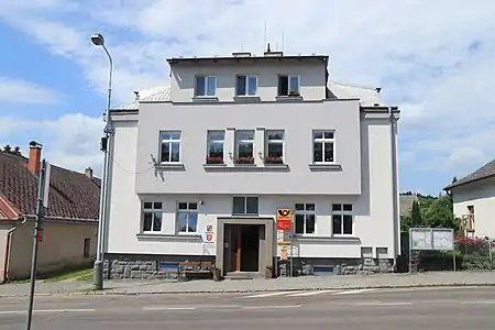 Trhová Kamenice : la mairie.