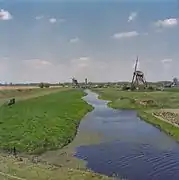 Les deux moulins de Nieuw-Lekkerland.