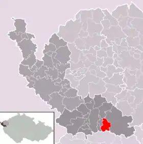 Localisation de Ovesné Kladruby