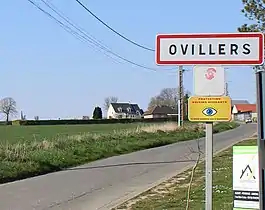 Entrée d'Ovillers.