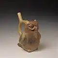 Hibou, vase précolombien en céramique.