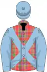 Mcallister Tartan, Light Blue cross belts, sleeves and cap