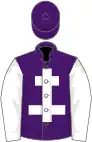 Purple, white cross of lorraine and sleeves