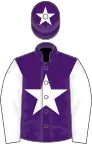 Purple, White star, sleeves and star on cap