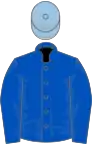 Blue, blue sleeves, lightblue cap