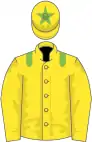 Yellow, light green epaulets, star on cap