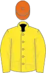 Yellow, orange cap