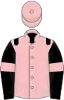 PINK, Black epaulettes, Black sleeves and Pink armlet, Pink cap