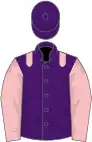 Purple, pink epaulets and sleeves