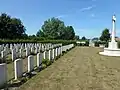 Les tombes de guerre de la CWGC.