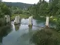 Ancien pont sur le Doubs.