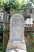 Tombe au cimetière du Père-Lachaise.