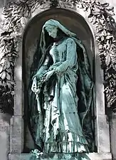 Sépulture de Clara Bancroft-Peabody (1884), Paris, cimetière du Père Lachaise.