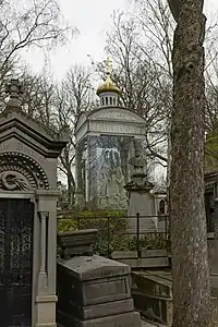 Tombe de Zénaïde Dolgorouky et Lobanoff de Rostoff, Paris, cimetière du Père-Lachaise.