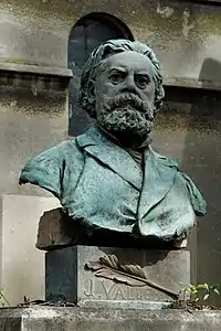 Jules Vallès (1887), Paris, cimetière du Père-Lachaise.