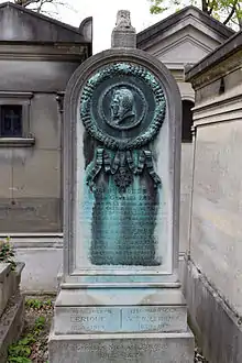 Jean-Georges Eck (1843), Paris, cimetière du Père-Lachaise.