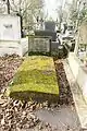 Tombe de Nicolas Tcheidze et d'Alexandra Taganova  (Paris, Cimetière du Père-Lachaise, 2019).