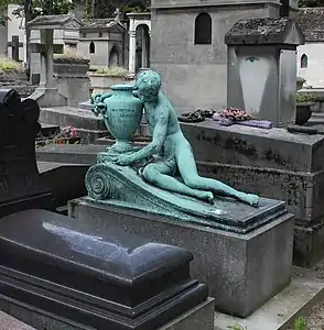 Tombe de Constantin Lahovary, Paris, cimetière du Père-Lachaise.