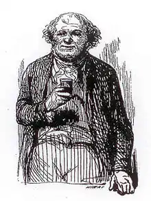 Le Père Simar vu par Daumier.