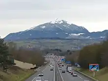 Le péage de Nangy sur l'autoroute A40, face au Môle.