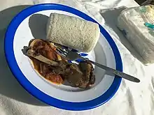 Un plat de Ablo à base de riz