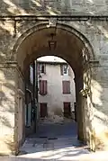 La porte du beffroi, entrée dans la vieille ville .