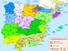 Le royaume de Navarre en 1076.