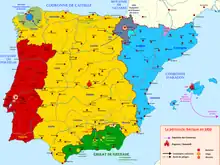 La Reconquista à l'arrêt en 1450.
