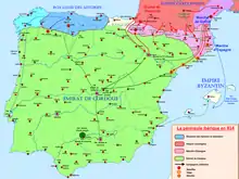 Le comté d'Aragon en 814
