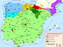 Le comté d'Aragon de 850 à 875