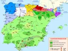 Le Royaume de León à sa fondation en 910