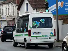 Péribus à la route d'Agonac, Périgueux.