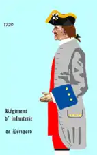 Régiment de Périgord de 1720 à 1734