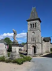 La place de l'église.