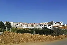 Vue sur le pôle (en chantier).