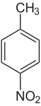 Structure du p-nitrotoluène