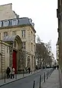 Rue des Archives au niveau du no 45.