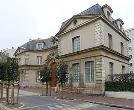 Vue générale du pavillon sud.