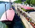 Port de la Gare, côté pont de Tolbiac.