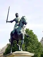 Statue équestre de Jeanne d'Arc (Paul Dubois, Paris)