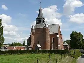 Église fortifiée de Burelles.